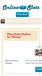 Mobile Screenshot of playslotsonlineformoney.com